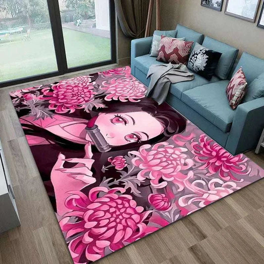 Demon Slayer Anime Printed Carpet 15 Sizes
