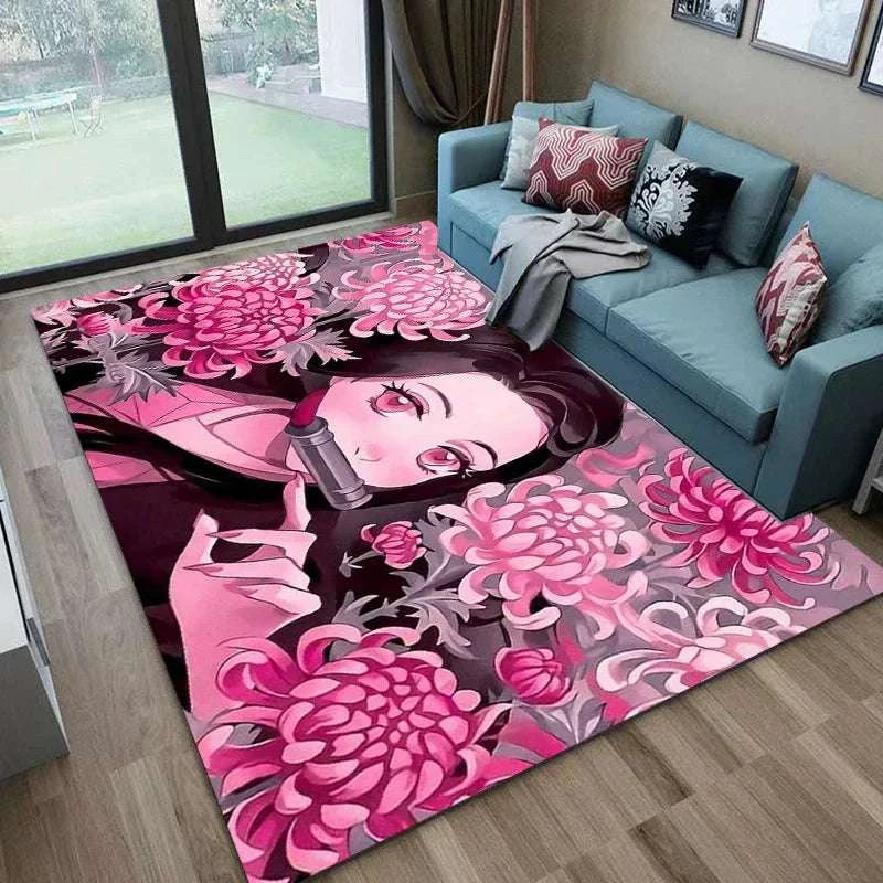 Demon Slayer Anime Printed Carpet 15 Sizes
