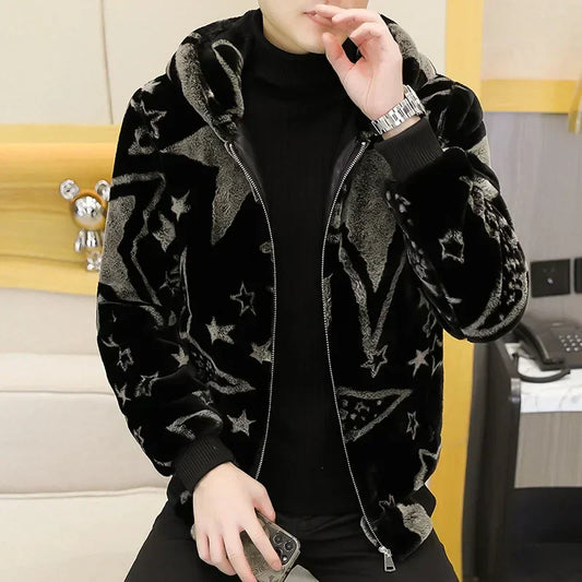 Winter Faux Mink Fur Slim Fit Jackets