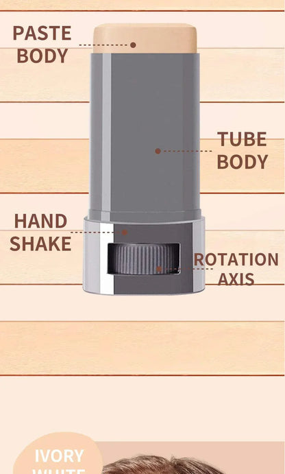 Ocheal Face Foundation contour stick in ivory shade with rotating base and lightweight, long-wear cream formula.