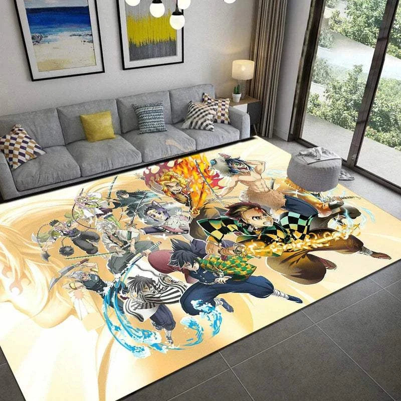 Demon Slayer Anime Printed Carpet 15 Sizes