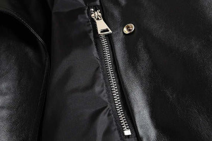Fashion Mens Cari Biker Leather Jacket