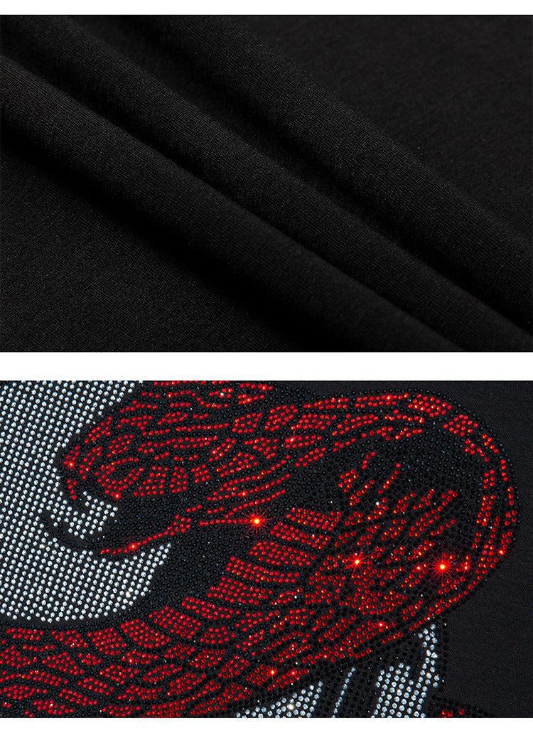Reaper And Cobra Rhinestone TEE