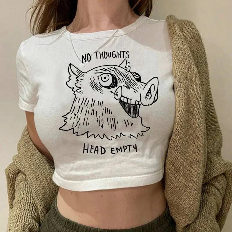 Y2K Demon Slayer Crop Top