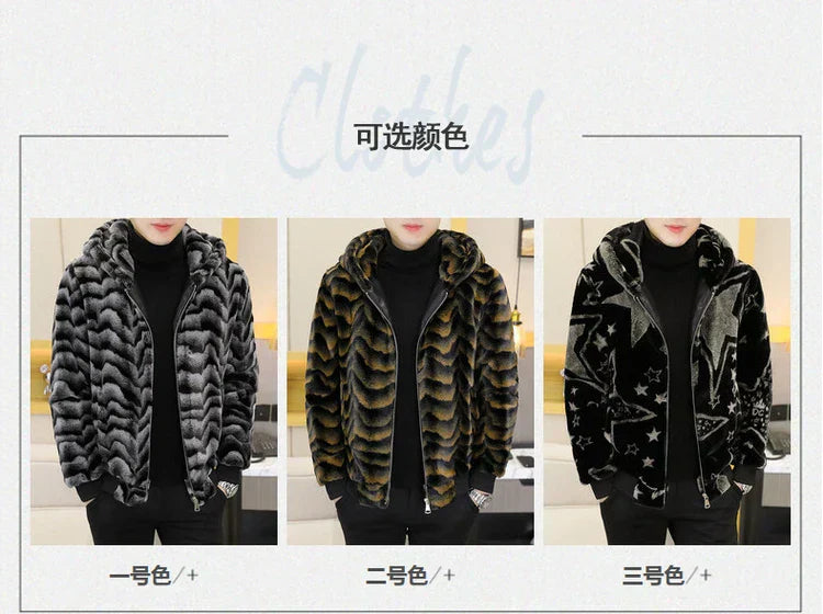 Winter Faux Mink Fur Slim Fit Jackets