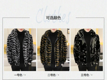 Winter Faux Mink Fur Slim Fit Jackets