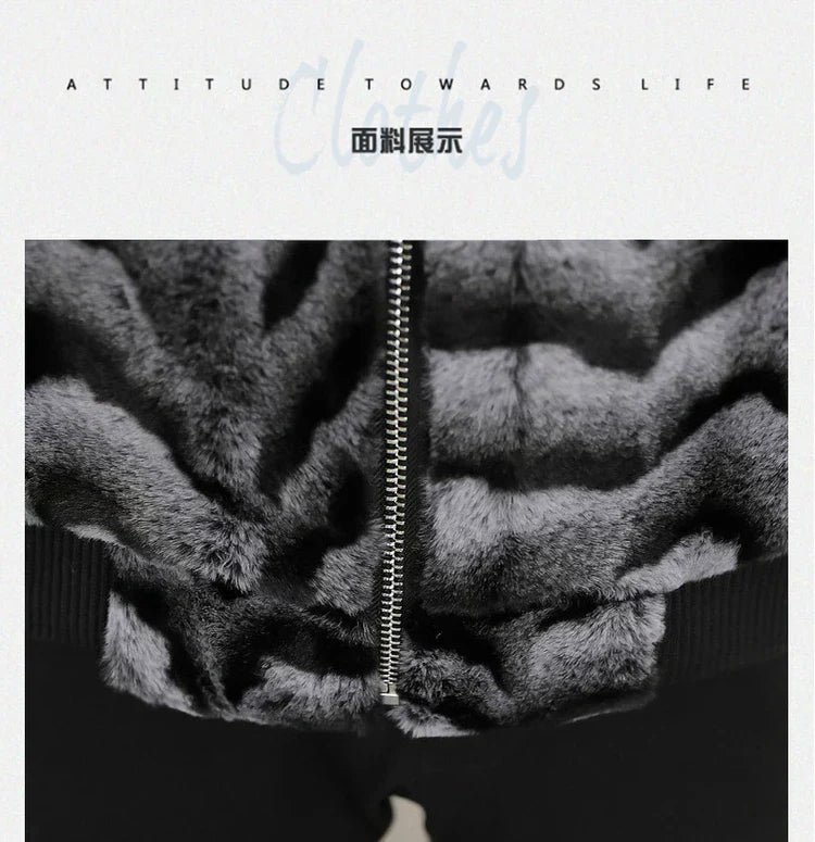 Winter Faux Mink Fur Slim Fit Jackets