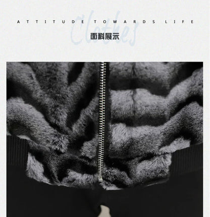 Winter Faux Mink Fur Slim Fit Jackets