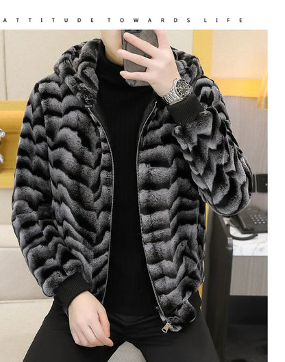 Winter Faux Mink Fur Slim Fit Jackets