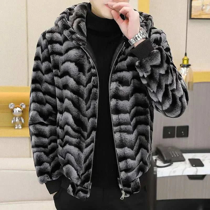 Winter Faux Mink Fur Slim Fit Jackets