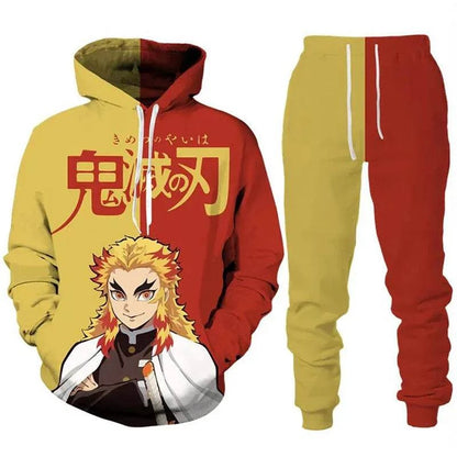 Anime Demon Slayer Hoodies 3D Printed
