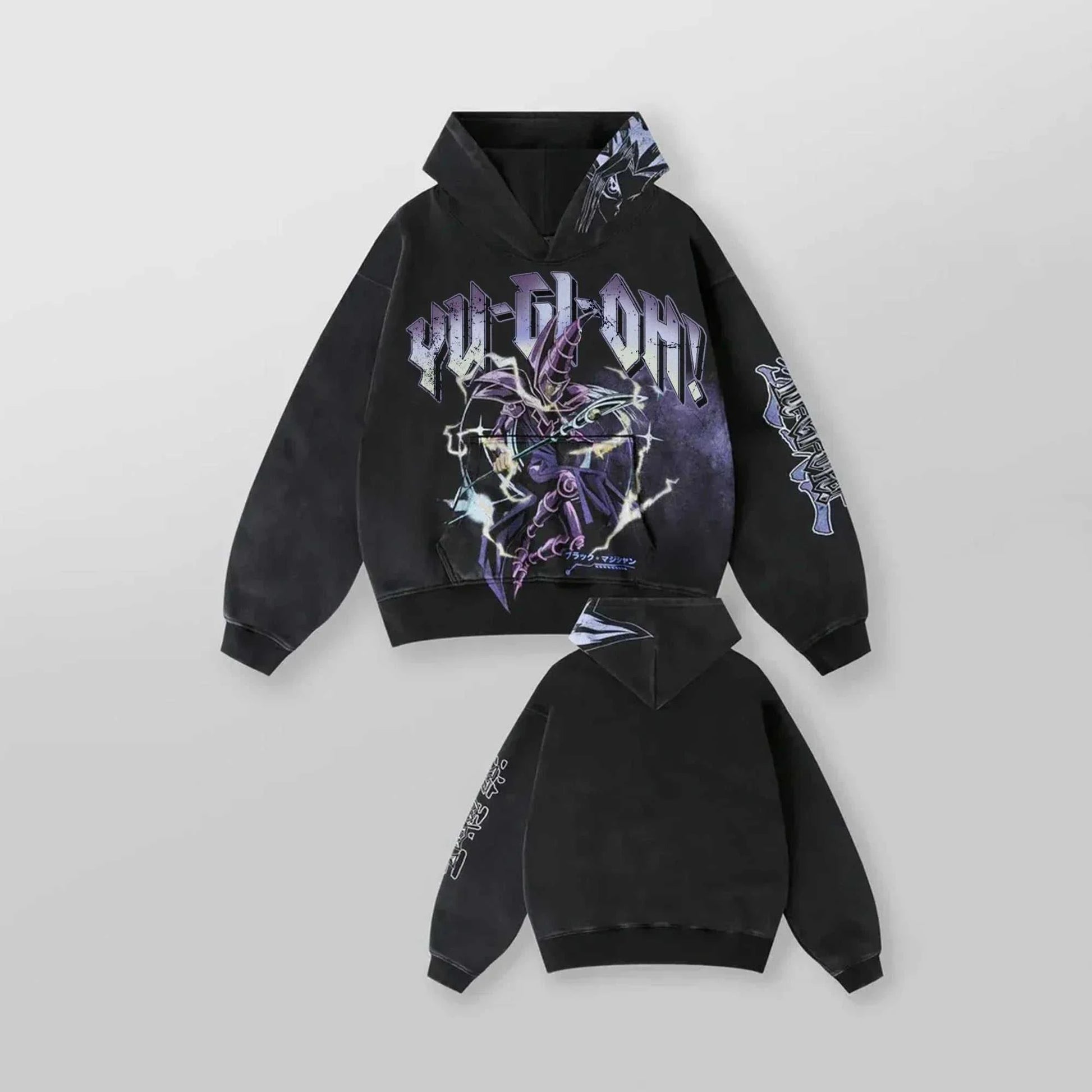 Y2K Yu-Gi-Oh Graphic Hoodies