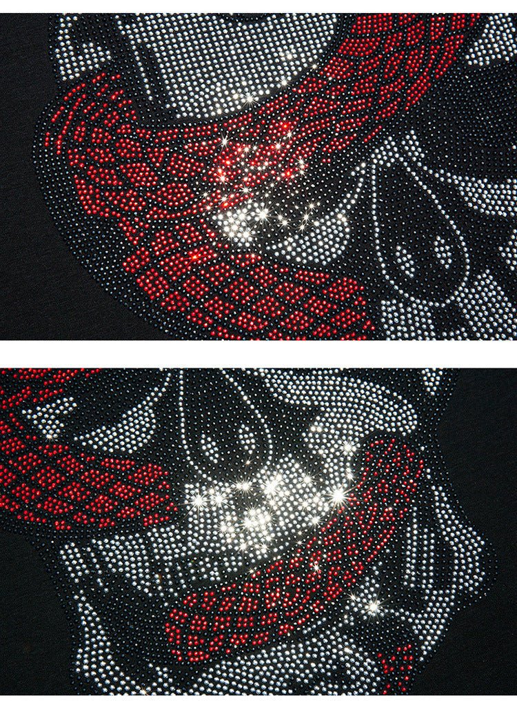 Reaper And Cobra Rhinestone TEE