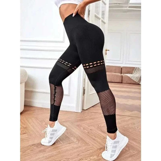 Sexy Seamless Butt Lift Leggings Sexy Hollow Out Style Yoga Pants
