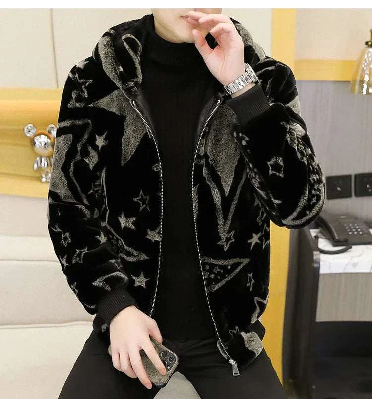 Winter Faux Mink Fur Slim Fit Jackets