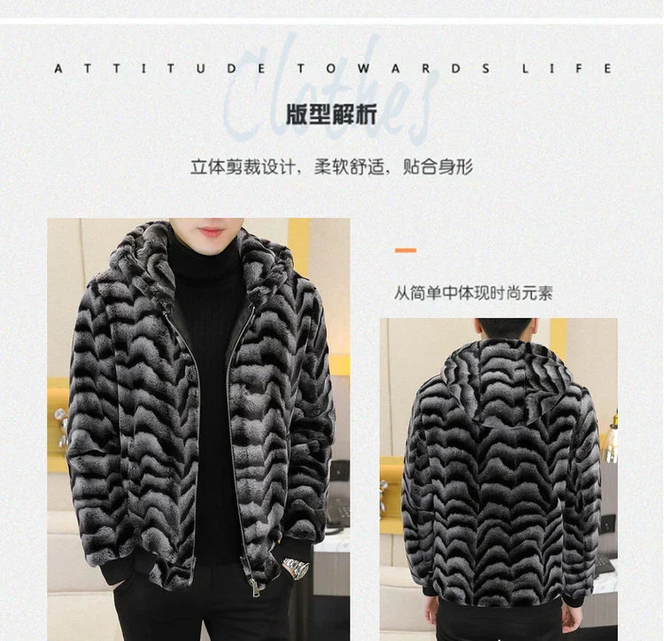 Winter Faux Mink Fur Slim Fit Jackets