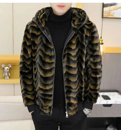 Winter Faux Mink Fur Slim Fit Jackets