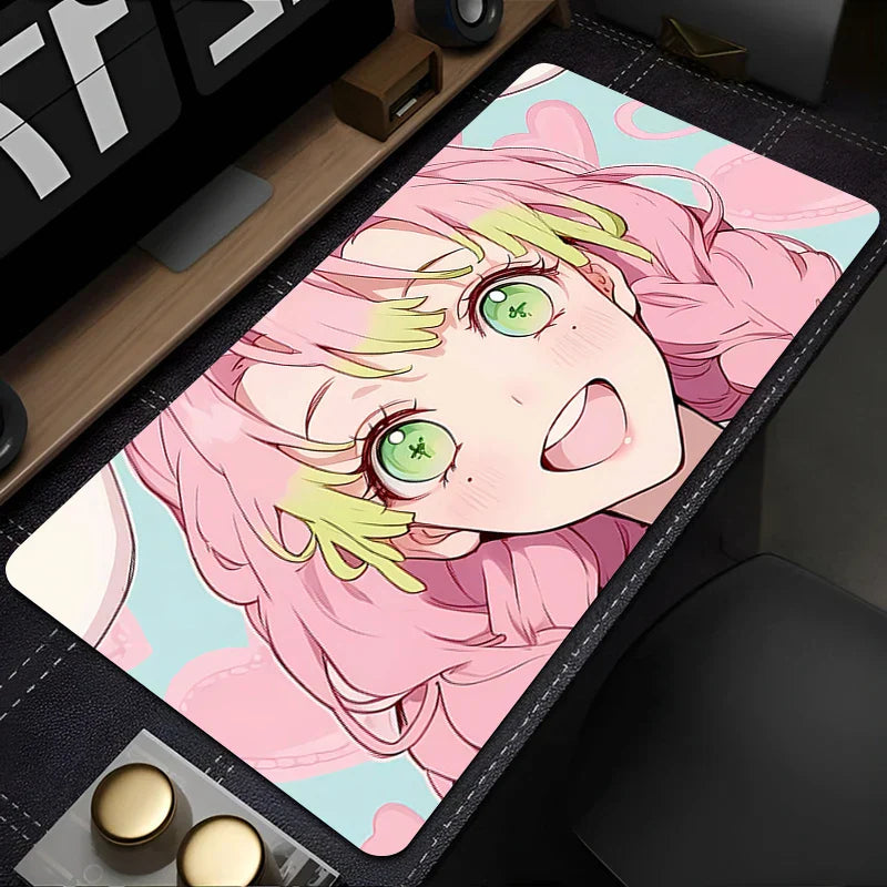 iguro And Mitsuri Love Bloom Desk Mat