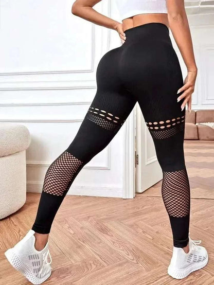 Sexy Seamless Butt Lift Leggings Sexy Hollow Out Style Yoga Pants