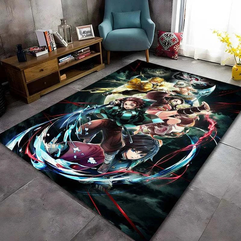 Demon Slayer Anime Printed Carpet 15 Sizes