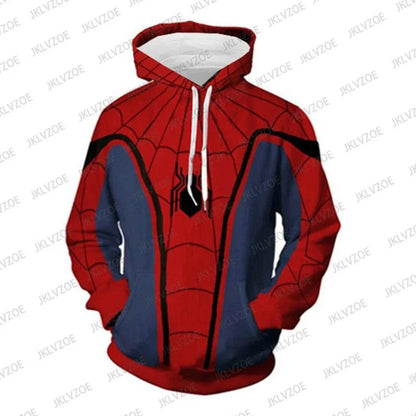 Fashion Spider Man Hero Returns Steel Spider 3D Print Hoodies
