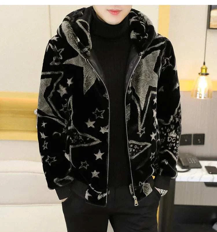 Winter Faux Mink Fur Slim Fit Jackets
