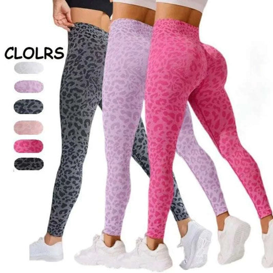 Sexy High Waist Leopard Sports Yoga Pants #HighQuality #Cute!