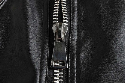Fashion Mens Cari Biker Leather Jacket