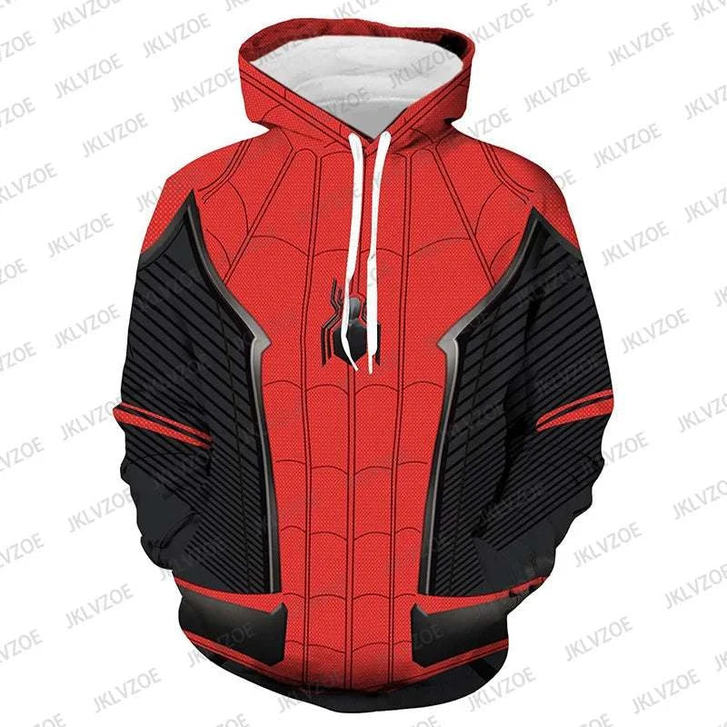 Fashion Spider Man Hero Returns Steel Spider 3D Print Hoodies