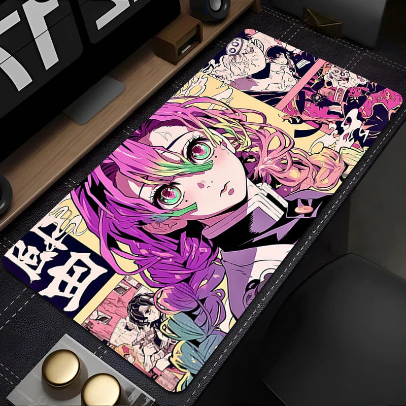 iguro And Mitsuri Love Bloom Desk Mat