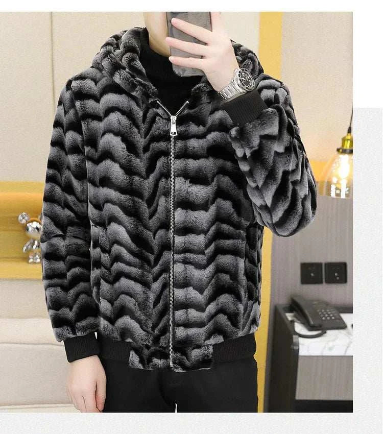Winter Faux Mink Fur Slim Fit Jackets