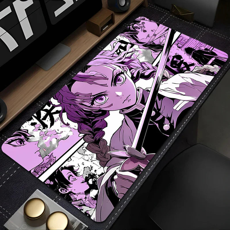 iguro And Mitsuri Love Bloom Desk Mat