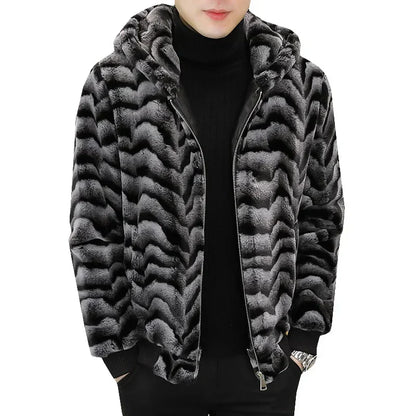 Winter Faux Mink Fur Slim Fit Jackets