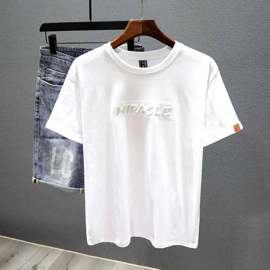 Embroidered Miracle Embroidered Dragon And Tiger T Shirt