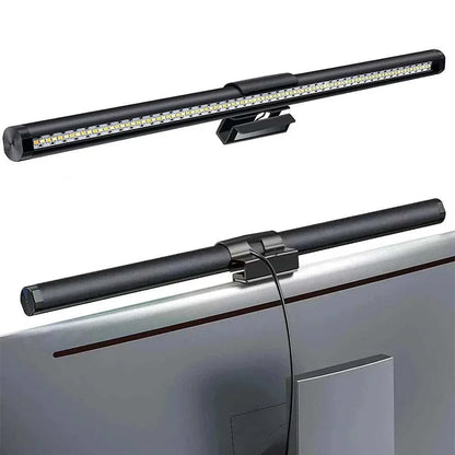 44cm LED monitor light bar with RGB and non-RGB options, touch sensing control, magnetic mount, and adjustable color temperature for eye protection.