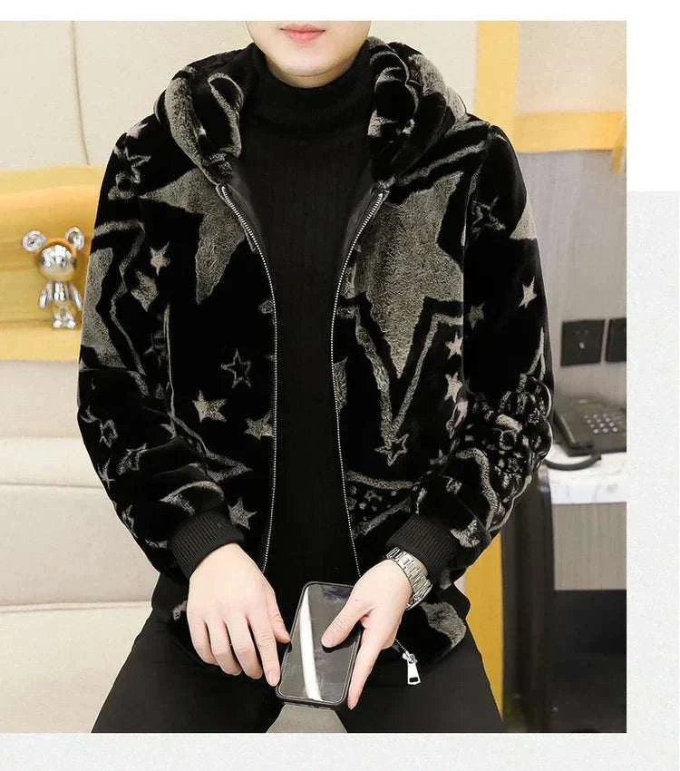 Winter Faux Mink Fur Slim Fit Jackets