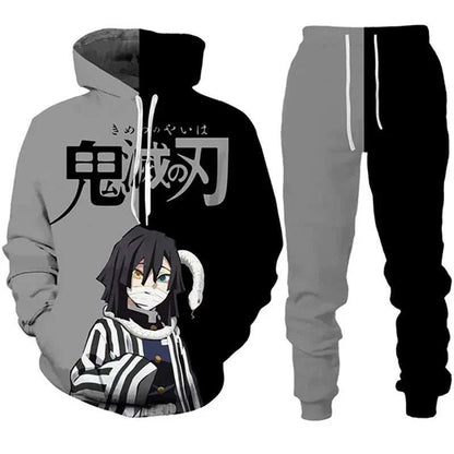 Anime Demon Slayer Hoodies 3D Printed