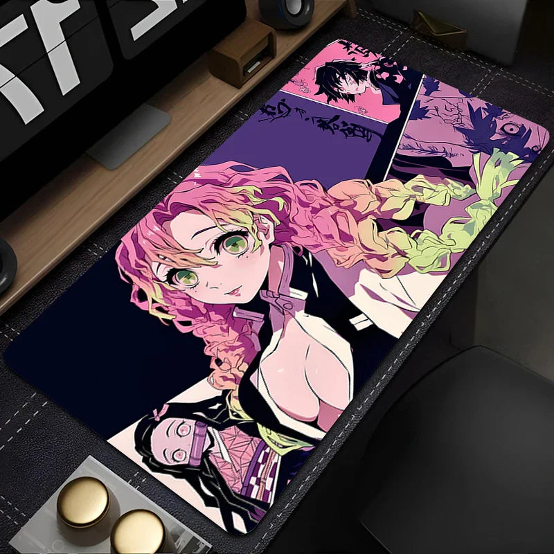iguro And Mitsuri Love Bloom Desk Mat
