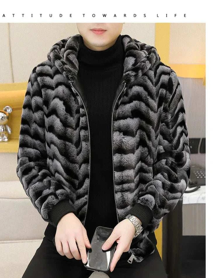 Winter Faux Mink Fur Slim Fit Jackets