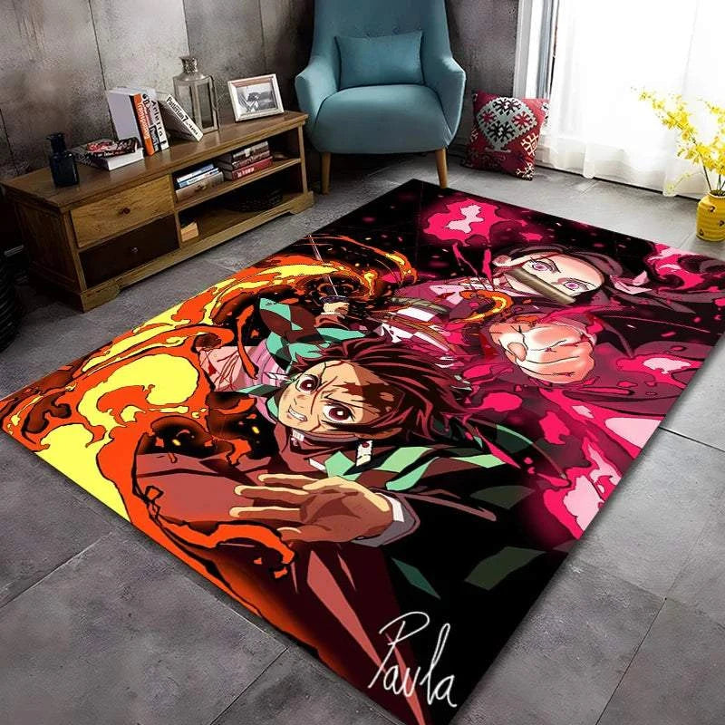 Demon Slayer Anime Printed Carpet 15 Sizes