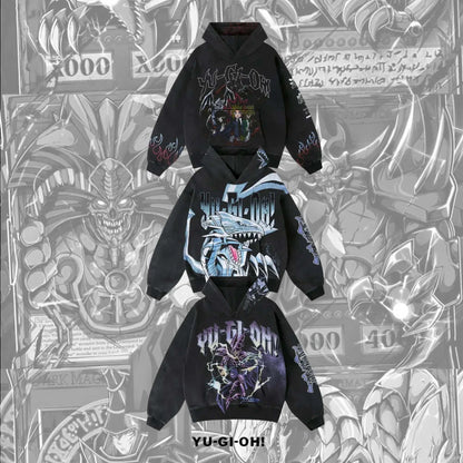 Y2K Yu-Gi-Oh Graphic Hoodies
