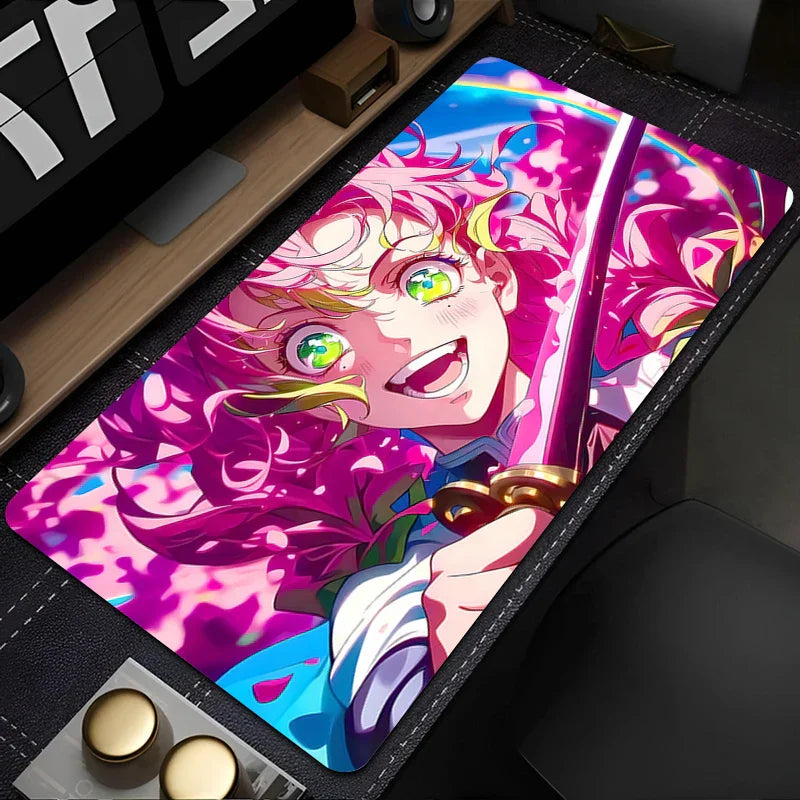 iguro And Mitsuri Love Bloom Desk Mat