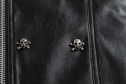 Fashion Mens Cari Biker Leather Jacket