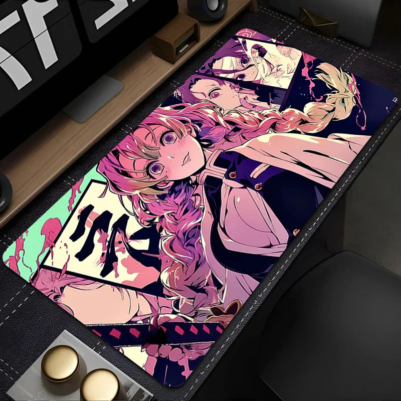 iguro And Mitsuri Love Bloom Desk Mat