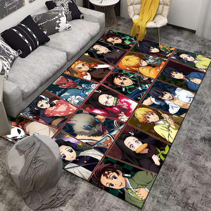 Demon Slayer Anime Printed Carpet 15 Sizes