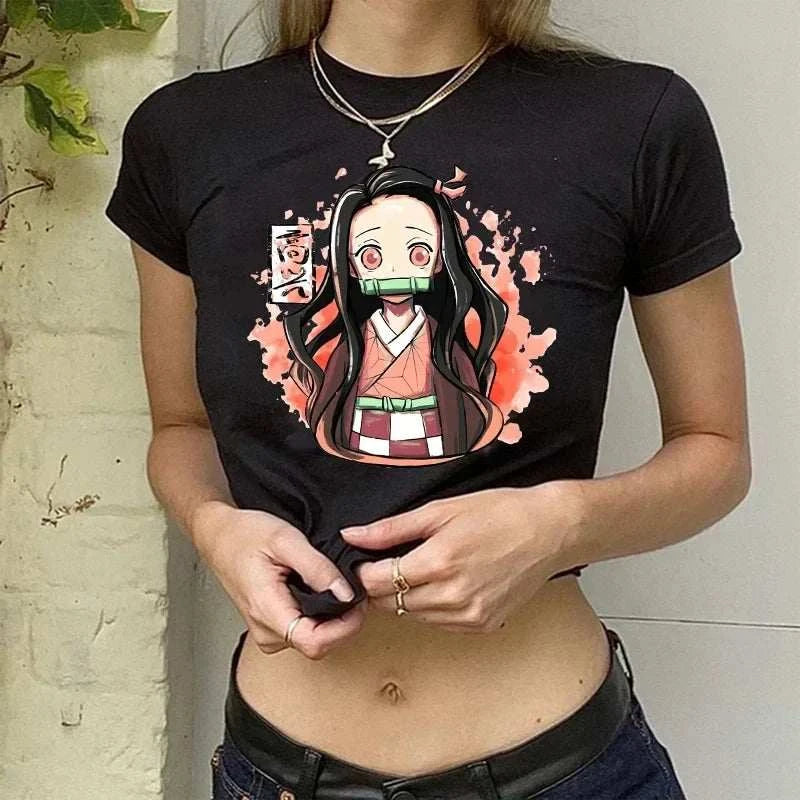 Y2K Demon Slayer Crop Top