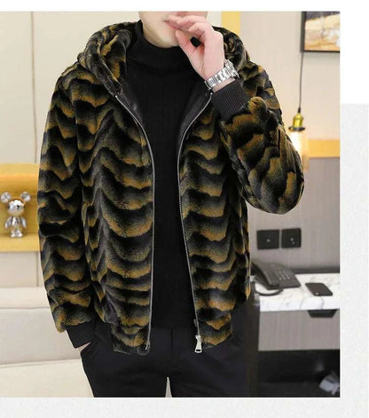 Winter Faux Mink Fur Slim Fit Jackets