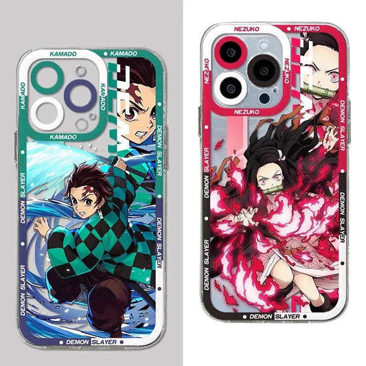 Demon Slayer Anime Phone Case For All iPhone's 16 15 14 13 12 11 Pro!!