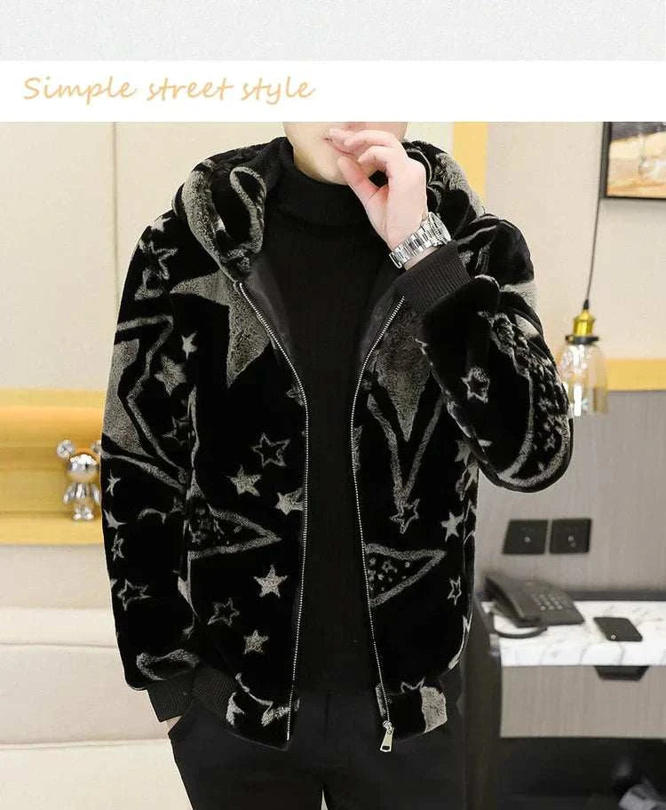 Winter Faux Mink Fur Slim Fit Jackets