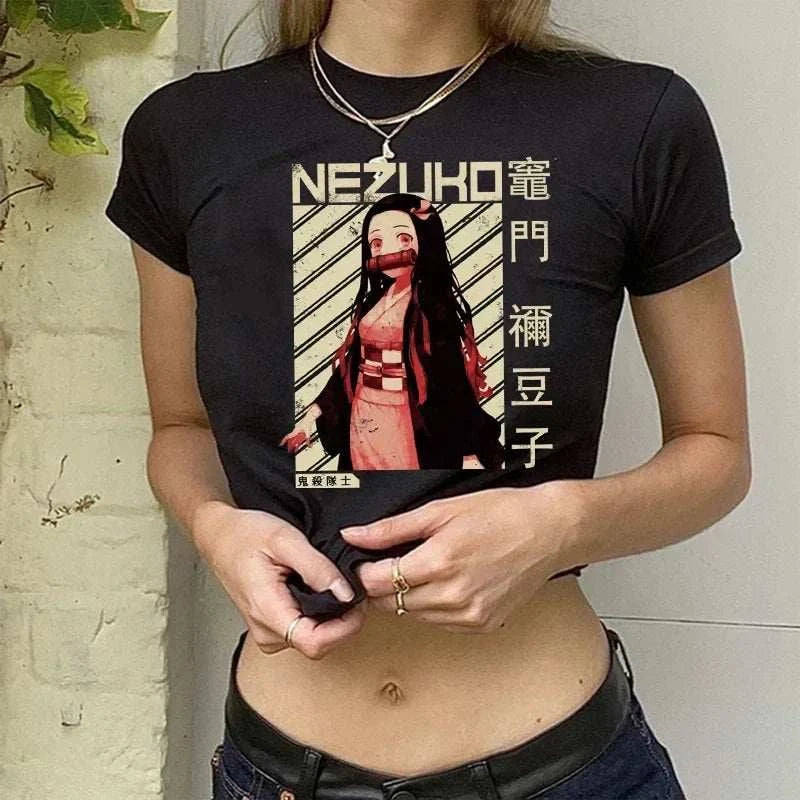 Y2K Demon Slayer Crop Top